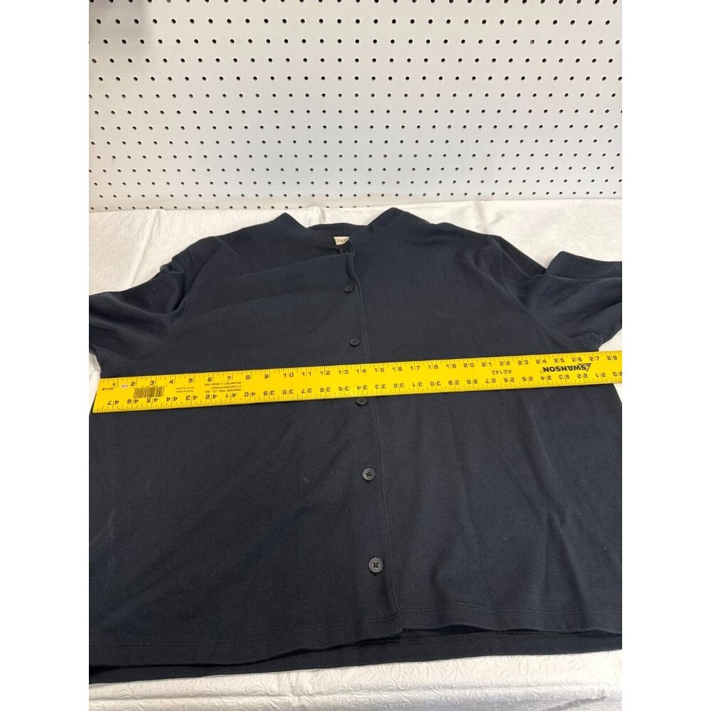Bechamel Womens Cotton Black Button Front Collar Shirt‎ Size 3X Long Sleeve - Picture 5 of 8